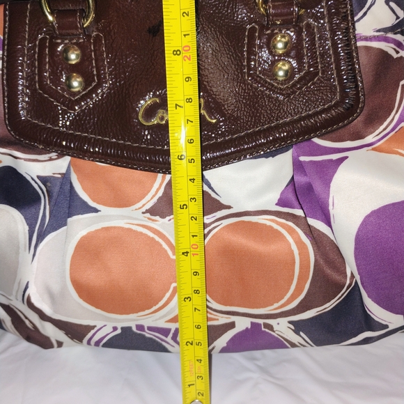 Coach Brown and Multicolor Shoulder Bag - Picture 4 of 6